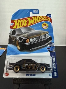 Hot Wheels BMW 635 CSi Black #185 Mainline 2025 Case H New Widebody - Picture 1 of 4