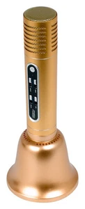 VocoPro CarryOkeBell Bluetooth Karaoke Microphone with Speaker, Gold - Picture 1 of 1