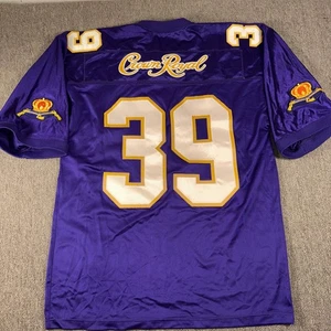 Crown Royal #39 Football Jersey Adult Men's Size L Rare Tangerine Sportswear - Picture 1 of 8