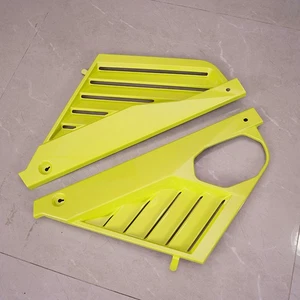 Yellow Engine Bay Panel Covers Plate For CORVETTE C8 Coupe 2020 2021 2022-2024 - Picture 1 of 9
