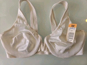 VTG Bestform Bra 38C Underwire Style# 652, White Front Closure Nwt READ DESCRIPT - Picture 1 of 12