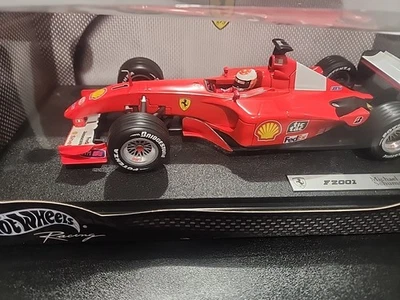 Michael Schumacher 2001 World Champion Ferrari F2001 Hot Wheels 1/18 - Image 1 of 4