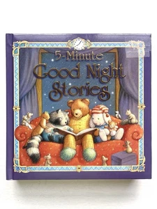 5-Minute Good Night Stories, Children’s Short Bedtime Stories, Hardcover Book - Picture 1 of 11