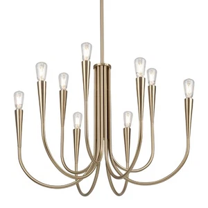 Artcraft Lighting AC11929 Bronte 26"W Candle Style Chandelier - Brass - Picture 1 of 12