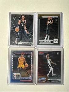 Victor Wembanyama RC Lot Of 4 2023-24 Phoenix Hoops Premium Stock Spurs - Picture 1 of 1