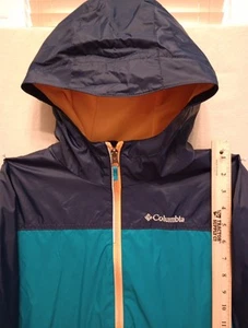 Columbia Jacket YM 10-12 LS Hooded Full Zip Outdoor Unisex Fleece Lining - Picture 1 of 7