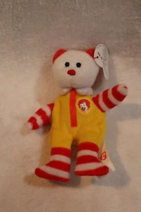 Ty Teenie Beanie Babies Happy Meal Ronald McDonald El Oso 25 Aniversario - Imagen 1 de 5