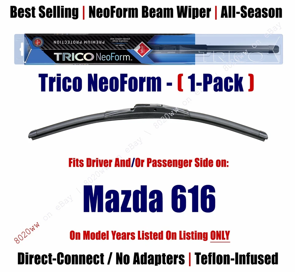 Super Premium NeoForm Wiper Blade(数量 1)适合 1970 - 1971 年马自达 616 - 16140 — 第 1/1 张图片