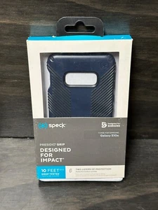 Open Box Speck Presidio Grip Case for Samsung Galaxy S10e (ONLY) - Blue - Picture 1 of 4