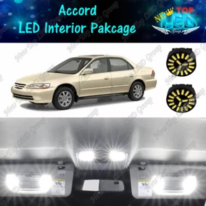 White Interior LED Lights Package + Reverse Lights for 1998 - 2002 Honda Accord - Bild 1 von 11