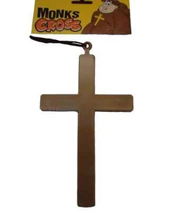 New Unisex Monk Cross Medieval Vampire Halloween Fancy Dress Accessory - Picture 1 of 1