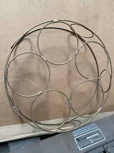 12” Brass Racine Circle Guard Cage - Picture 1 of 5