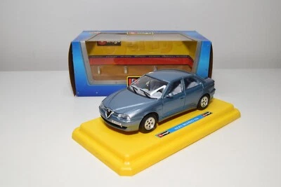 B63 1:24 BBURAGO BURAGO 0108 108 ALFA ROMEO 156 MET. BLUE MIB RARO! - Immagine 1 di 4