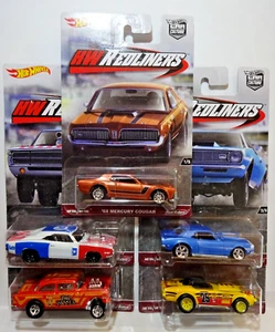 RARE 2017 Hot Wheels Car Culture REDLINERS SET OF 5: 55 CHEVY BEL AIR GASSER etc - Bild 1 von 20