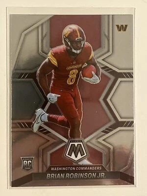 2022 Mosaic Football BRIAN ROBINSON JR. Rookie Card #322 Commanders True RC - Image 1 of 2