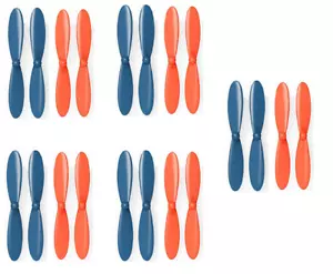 Heli-Max 1SQ V-CAM Blue Orange Propeller Blades Props 5x Propellers - Picture 1 of 1