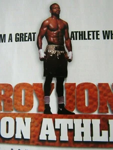 Roy Jones Jr. vs Reggie Johnson 1999 HBO Original Print Ad 8.5 x 11" - Picture 1 of 4