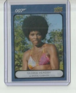 Tarjeta SP paralela de acetato villanos y secuaces de James Bond #39 Gloria Hendry - Imagen 1 de 3