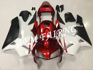Candy Red White ABS Injection Mold Bodywork Fairing Panel Kit for CBR600RR 03-04 - Picture 1 of 7