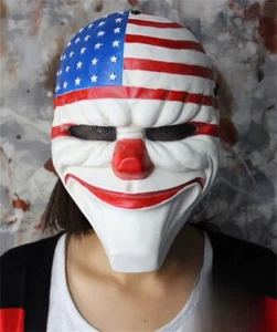 Game PAYDAY 2 The Heist Dallas Mask Cosplay Props FRP Halloween Mask - Picture 1 of 13