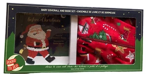 Books To Bed Christmas Pajamas Book Set Unisex 18-24M NEW - Picture 1 of 5