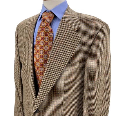 Chaps на Ralph Lauren светло-коричневый шелк шерсти блейзер спортивная куртка мужская 42R Канада - Изображение 1 из 4