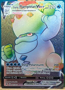 POKEMON - Farbenschock - Galar-Flampivian VMAX - 187/185  - deutsch - Bild 1 von 1