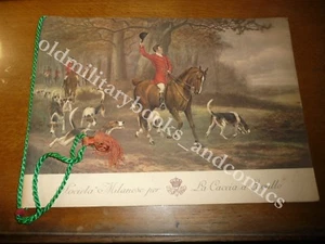 CALENDARIO SOCIETA MILANESE PER LA CACCIA A CAVALLO 1960 CON DEDICA OTTIMO - Imagen 1 de 1