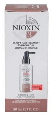 Nioxin 3 Scalp & Colored Hair Light Thinning 50ml 1.7 oz NOS - Image 1 of 2