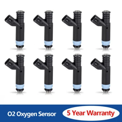 Juego de 8 inyectores de combustible 4854181 para Dodge Ram 1500 2500 3500 Van 2000-2003 5,2 L Foto 1 de 4