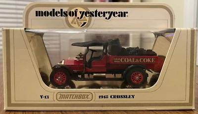 MATCHBOX Models of Yesteryear 1918 CROSSLEY COAL & COKE -  Mint!! - Image 1 of 4