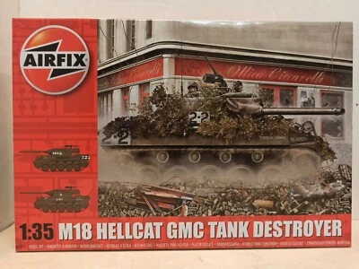 M18 Hellcat GMC Tank Destroyer Plastic Model kit Scala 1:35 N A1371 Airfix - Immagine 1 di 2