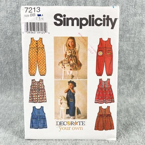 Simplicity 7213 Maglione occhiali da sole e pagliaccio taglia 2 4 motivo da cucire - Foto 1 di 6