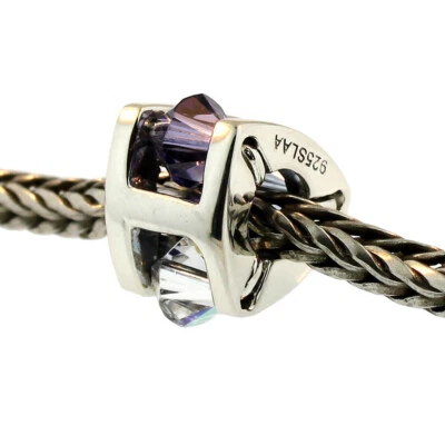 Authentic Trollbeads Silver & Glass 61714 Summer Jewel, Small :1 - Image 1 of 3