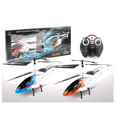 Gold Edition Mini Aeroquest Remote Control Helicopter With Built In Infrared - Image 1 of 2