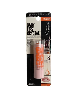 MAYBELLINE Baby Lips Moisturizing BALM ~ GLEAMING CORAL #135 ~ NEW SEALED - Image 1 of 2