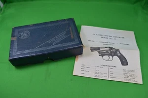 VTG Smith & Wesson Original 38 Chief's Special Factory Box,Manual,Paper,Model 36 - Picture 1 of 6