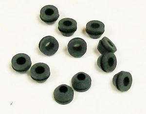 12 NEW MOTOR GROMMETS FOR RCA 45 RPM RECORD PLAYER--FREE FAST SHIPPING - Picture 1 of 3