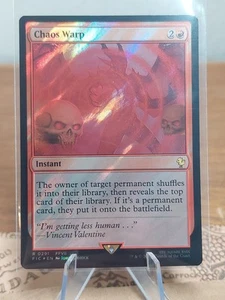 1x Chaos Warp, Surge Foil, Final Fantasy, Magic MTG NM - Foto 1 di 1