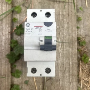 GE BPCV 40Amp 30mA RCD 2 Pole General Electric - Picture 1 of 1