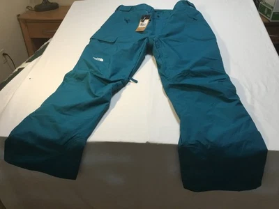 NWT North Face Freedom Insulated SnowPants Blue XXL/LONG Waterproof Ski Gear 930 - Image 1 of 4