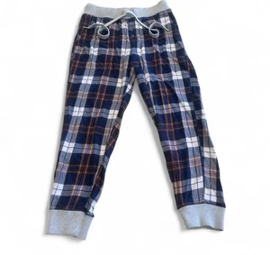 Pijama de bolsillo Aerie pantalones de salón con cordones franela estampado a cuadros talla S cómodos pijamas - Imagen 1 de 9