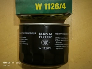 Ölfilter MANN-FILTER W 1126 Anschraubfilter 3/4-16 UNF - Bild 1 von 2
