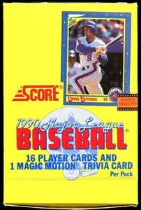 1990 Score Baseball Unopened Box - 36 Packs - Picture 1 of 1