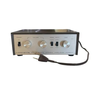 Vintage Lafayette Stereo-10 Solid State Stereo Amplifier Japan - Untested - Picture 1 of 4