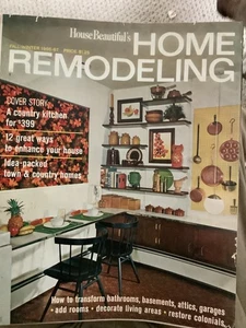 House Beautiful 1966 Home Remodeling Issue Mid Century Modern 216 pages - Picture 1 of 4
