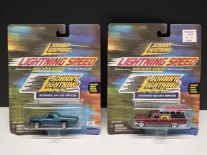 2 Pack Johnny Lightning Lightning Speed Cadillac Haulin Herse / El Camino New!! - Picture 1 of 6