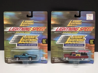 2 Pack Johnny Lightning Lightning Speed Cadillac Haulin Herse / El Camino New!! - Image 1 of 4