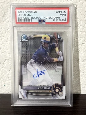 2025 Bowman - Chrome Prospect Autographs Jesus Made #CPA-JM (AU, RC) - Image 1 of 2