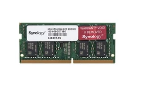 8GB Synology DDR4 ECC SO-DIMM 260pin Unbuffered Server Memory D4ES01-8G - Picture 1 of 1